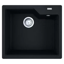 Franke Urban UBG 610-56 Fragranit+ Évier De Cuisine à Encastrer, Noir Mat