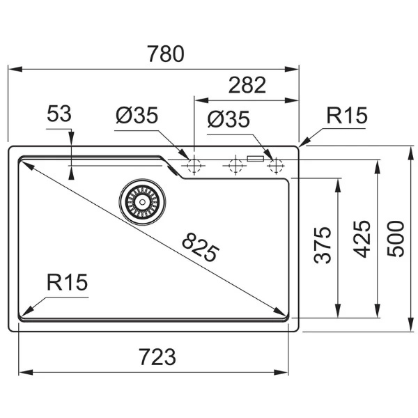 Franke Urban UBG 610-78 Fragranit+ Évier De Cuisine à Encastrer, Noir Mat (UBG610-78MC) 4 Franke Urban UBG 610-78 Fragranit+ Évier De Cuisine à Encastrer, Noir Mat (UBG610-78MC) – Image 2