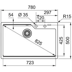 Franke Urban UBG 610-78 Fragranit+ Évier De Cuisine à Encastrer Onyx 8 Franke Urban UBG 610-78 Fragranit+ Évier De Cuisine à Encastrer Onyx -Franke urban ubg 610 78 fragranit evier de cuisine a encastrer onyx 2